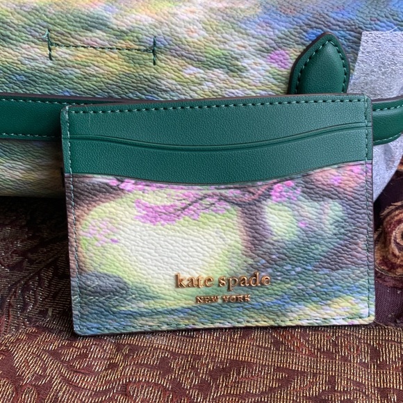 RARE!!Authentic KATE SPADE leather Bambi collection card holder - Picture 6 of 10